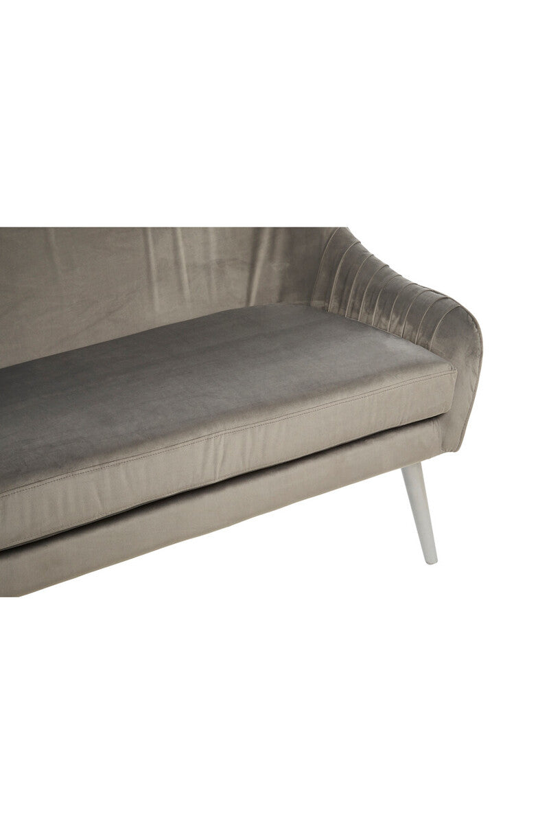 Grey Velvet Sofa, Louxor