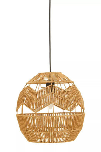Jaya natural Paper Rope Pendant Lamp